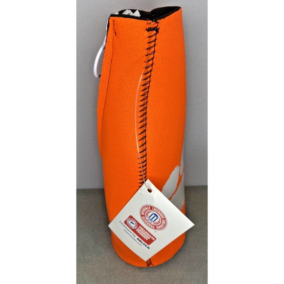Clemson University Tigers NCAA Stand up‎ zip Beer Koozie / Coozy / Cooler NWT - Picture 4 of 5